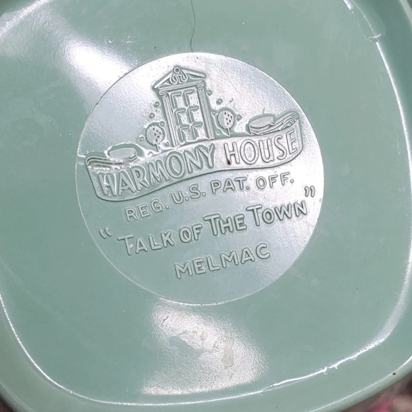 Harmony House Jadeite Green Melmac "Talk of the Town" - Picture 4 of 7
